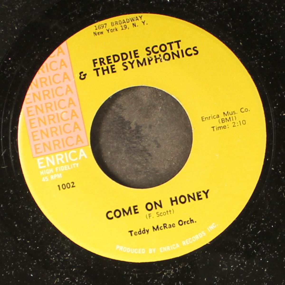 come on honey / a blessing to you by FREDDIE SCOTT & SYMPHONICS