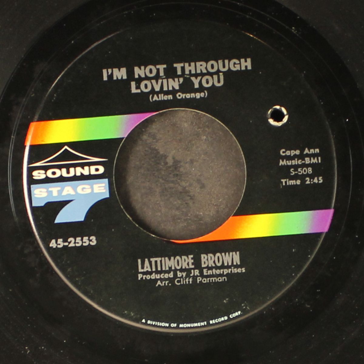 i've got everything / i'm not through lovin' you by LATTIMORE BROWN