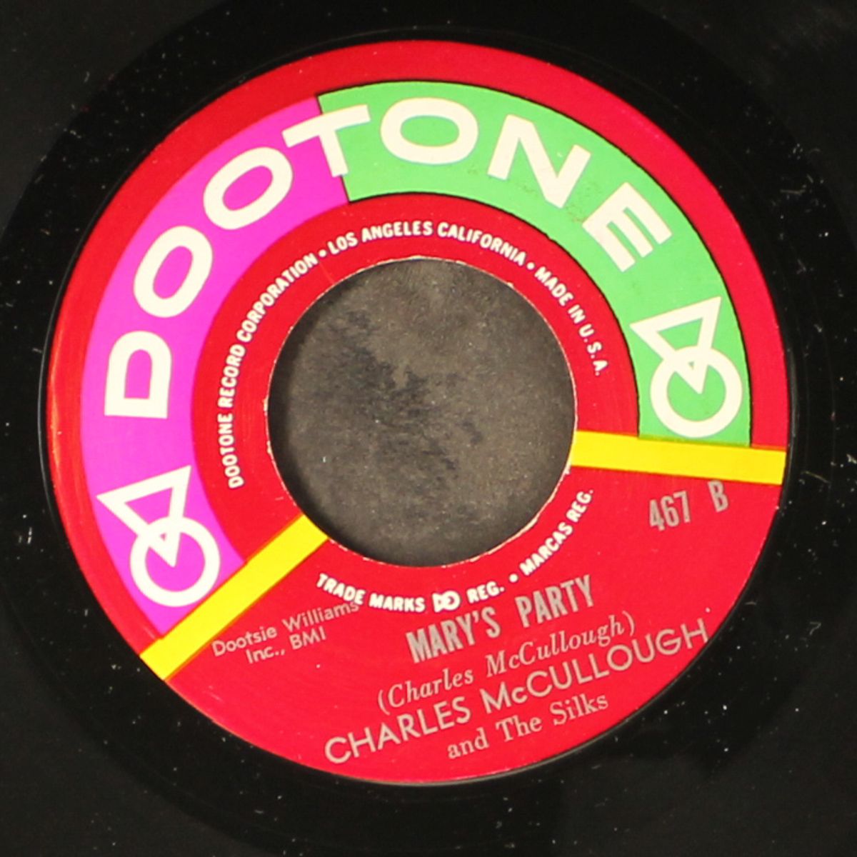 i cried all night / mary's party by CHARLES MCCULLOUGH & SILKS