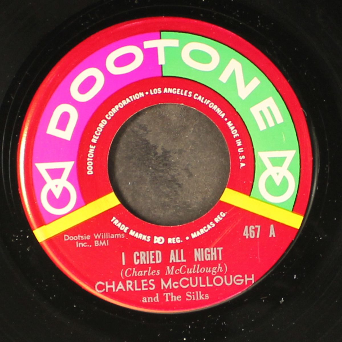 i cried all night / mary's party by CHARLES MCCULLOUGH & SILKS