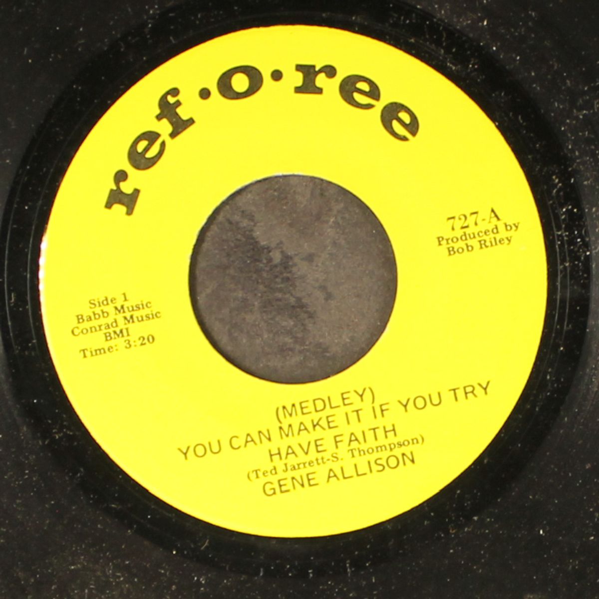 you can make it if you try, have faith / how long's the train been gone by GENE ALLISON