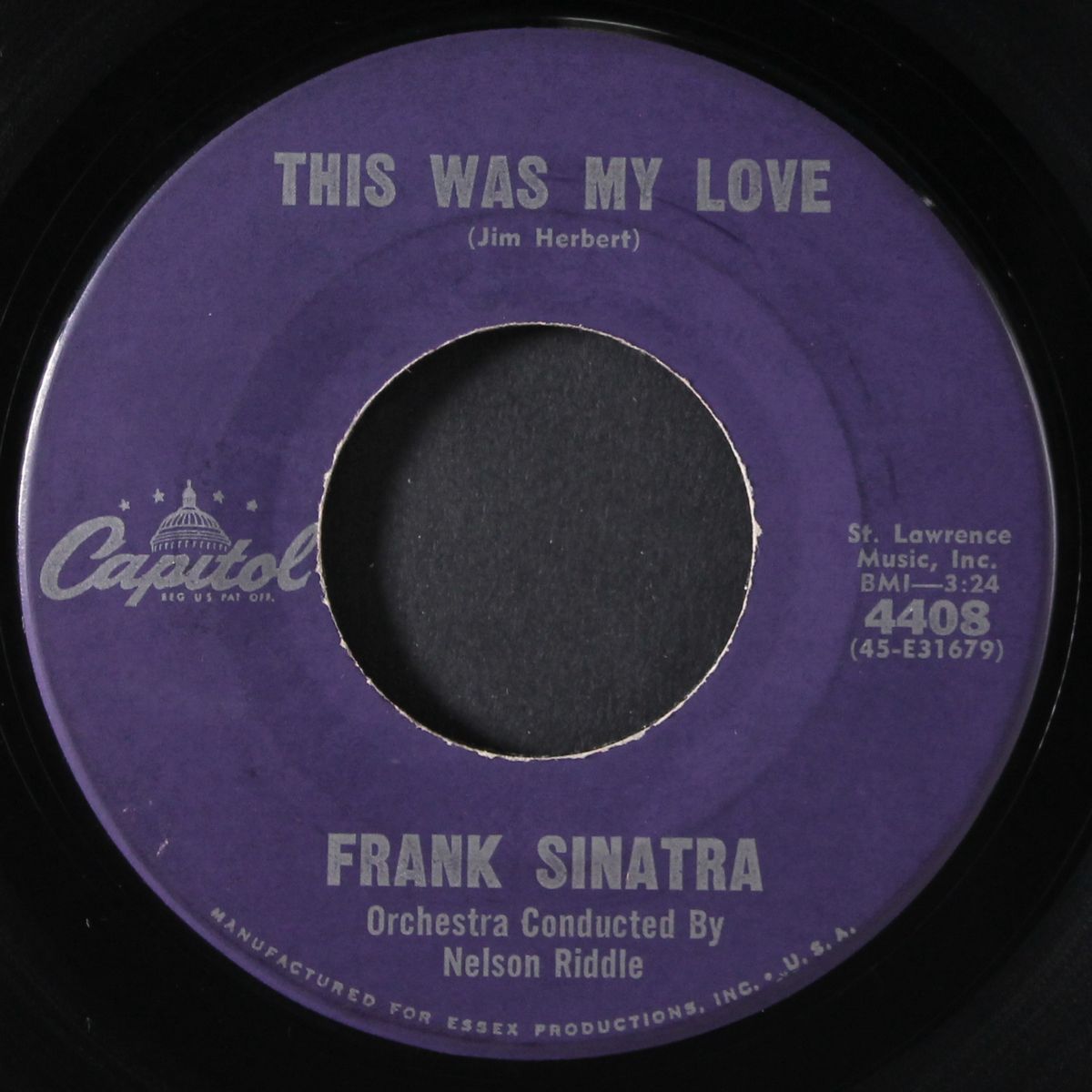nice 'n' easy / this was my love by FRANK SINATRA