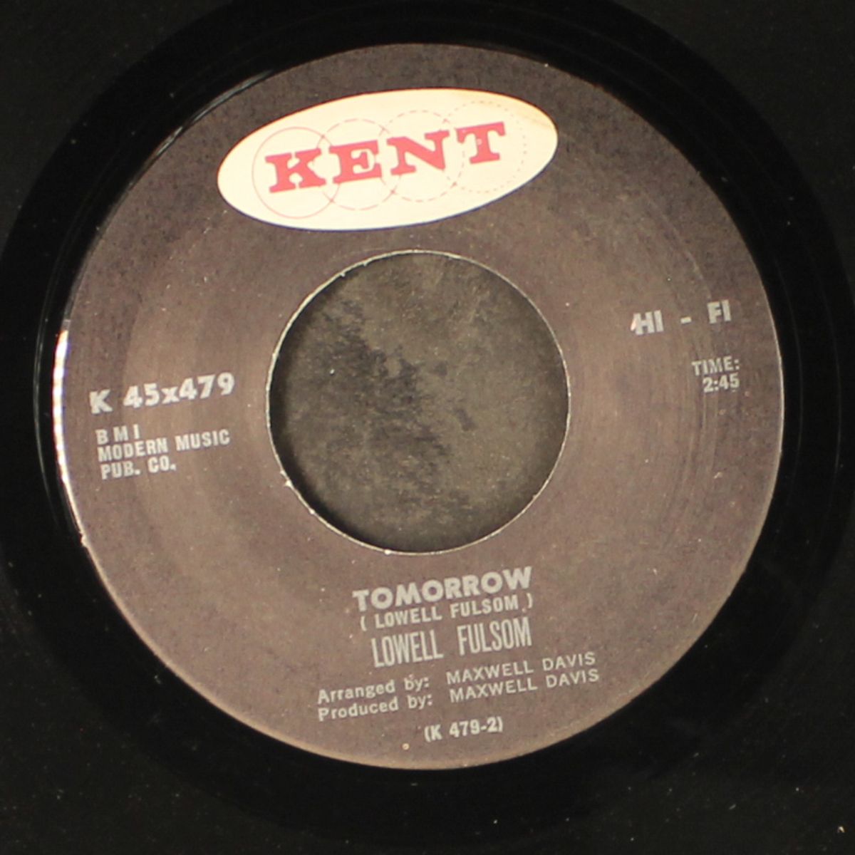 push me / tomorrow by LOWELL FULSOM