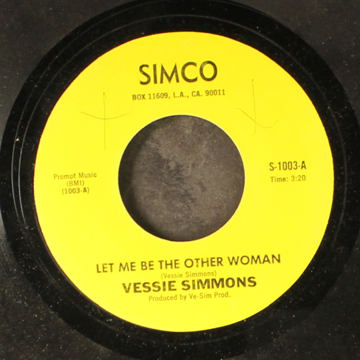 let me be the other woman / last mistake by VESSIE SIMMONS