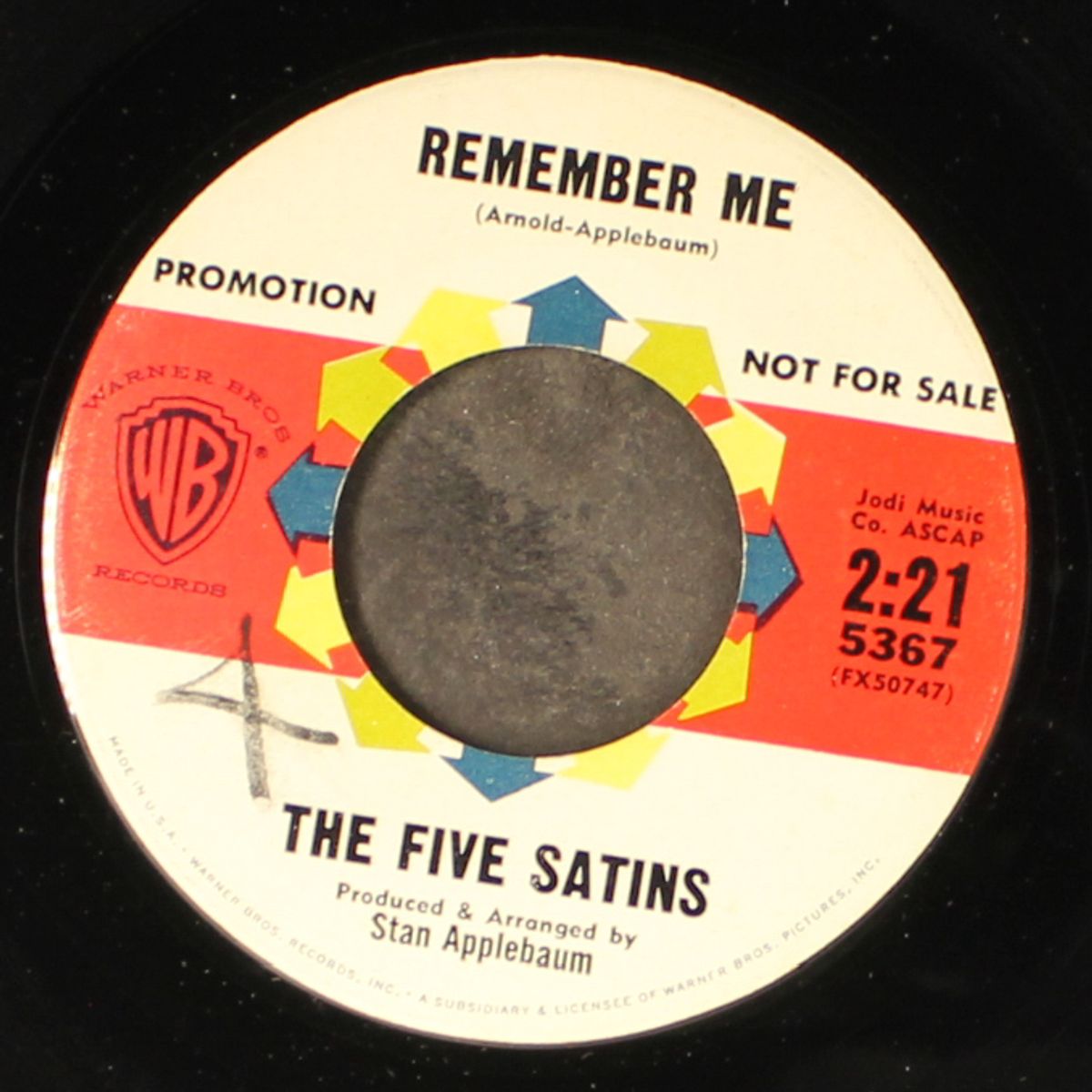 remember me / kangaroo by FIVE SATINS