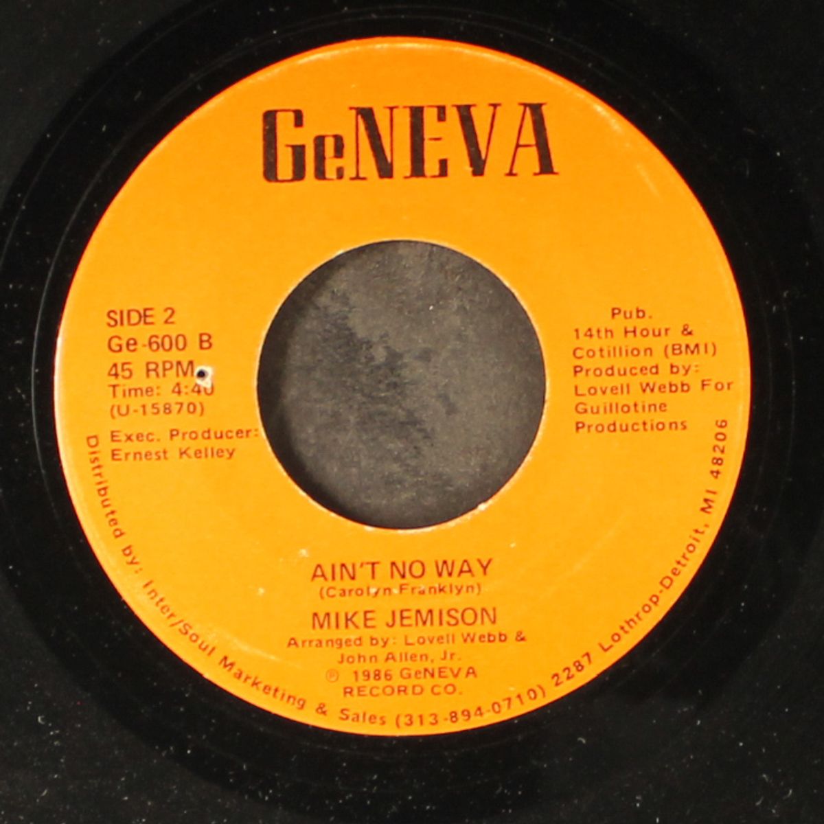 congratulations / ain't no way by MIKE JEMISON