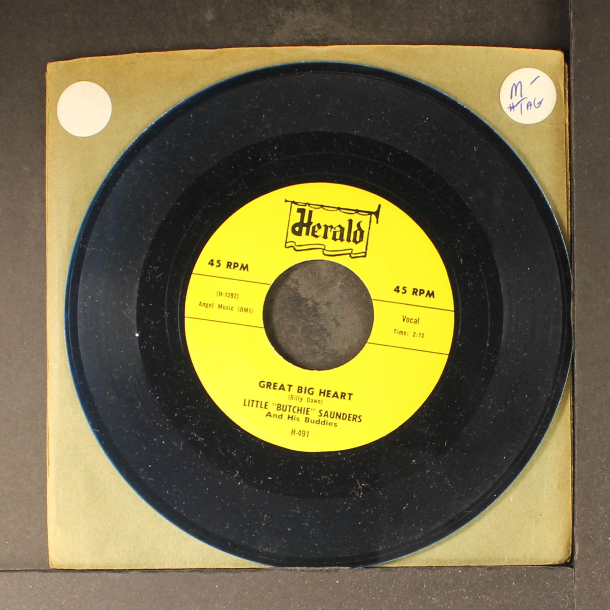 i wanna holler / great big heart by LITTLE 'BUTCHIE' SAUNDERS & BUDDIES