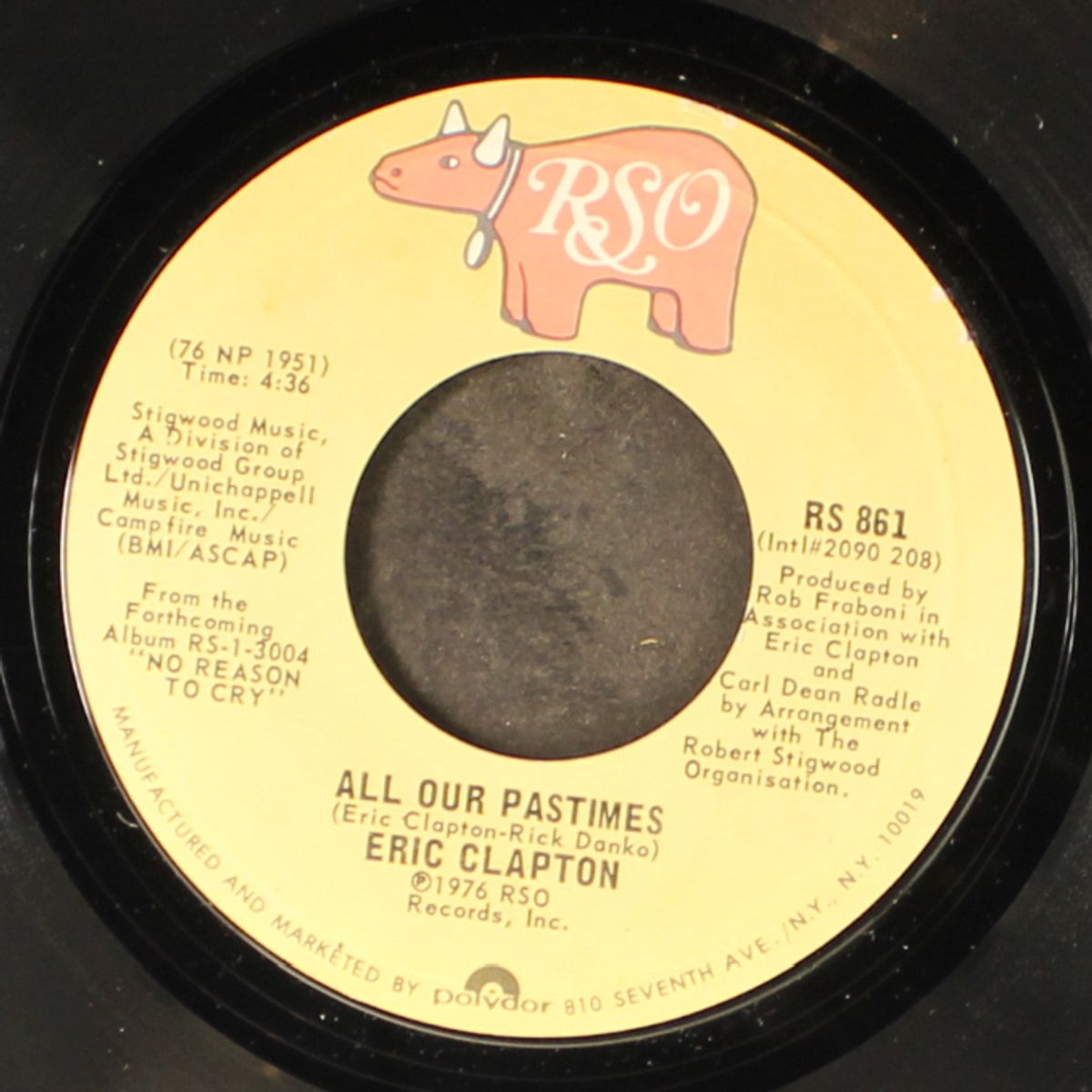 hello old friend / all our pastimes by ERIC CLAPTON