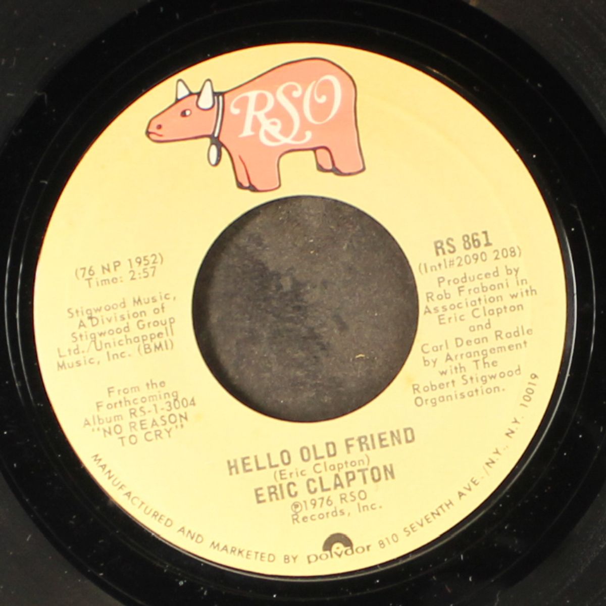 hello old friend / all our pastimes by ERIC CLAPTON