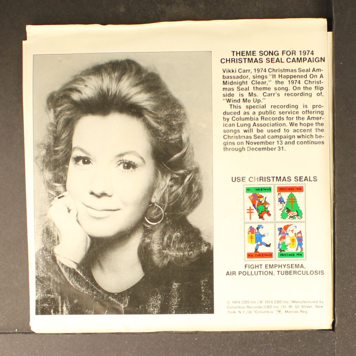 upon a midnight clear / wind me up by VIKKI CARR
