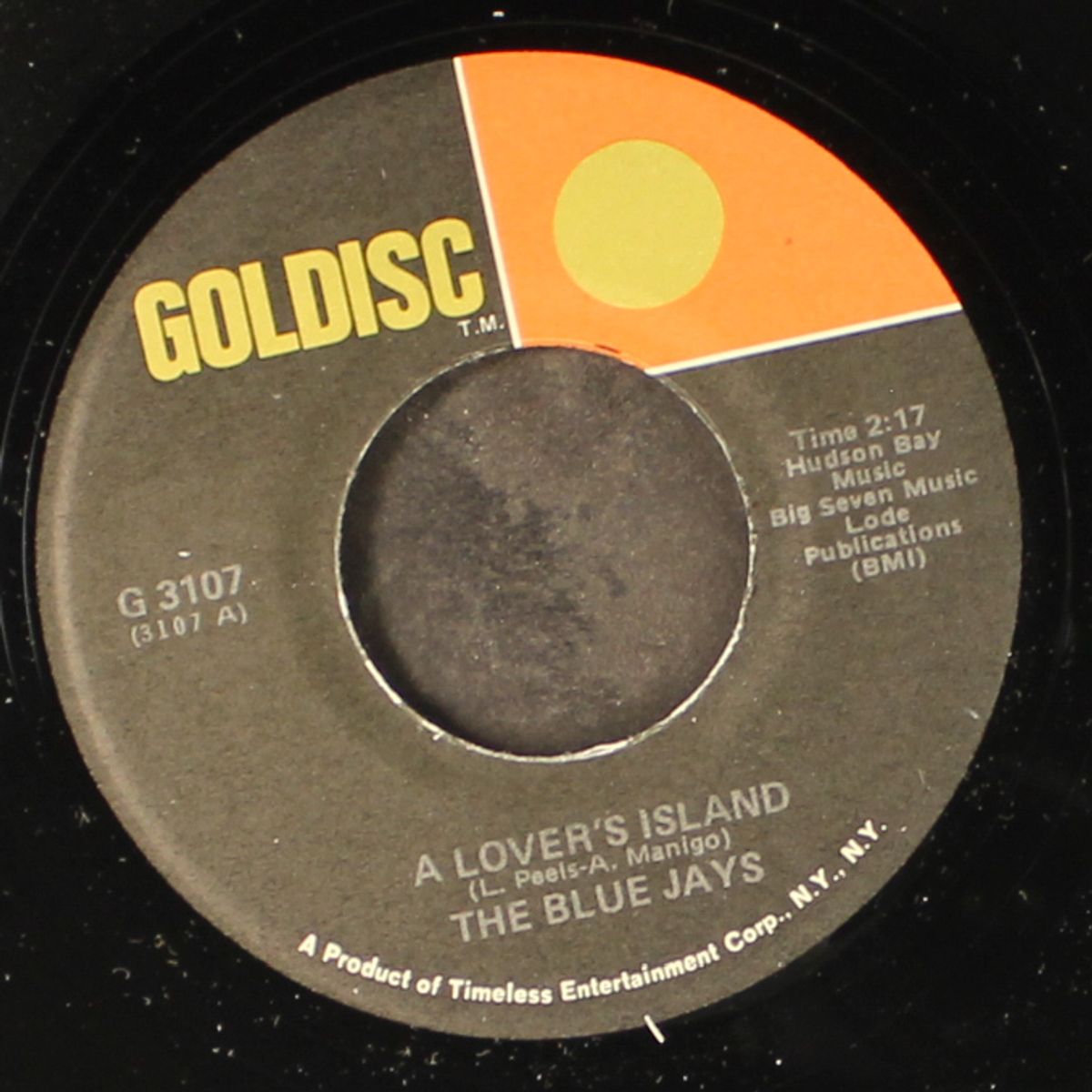 a lover's island / pretty girls everywhere by BLUE JAYS / EUGENE CHURCH