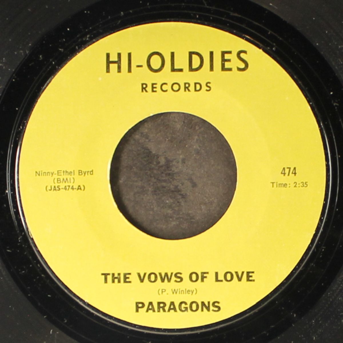 the vows of love / hey little school girl by PARAGONS