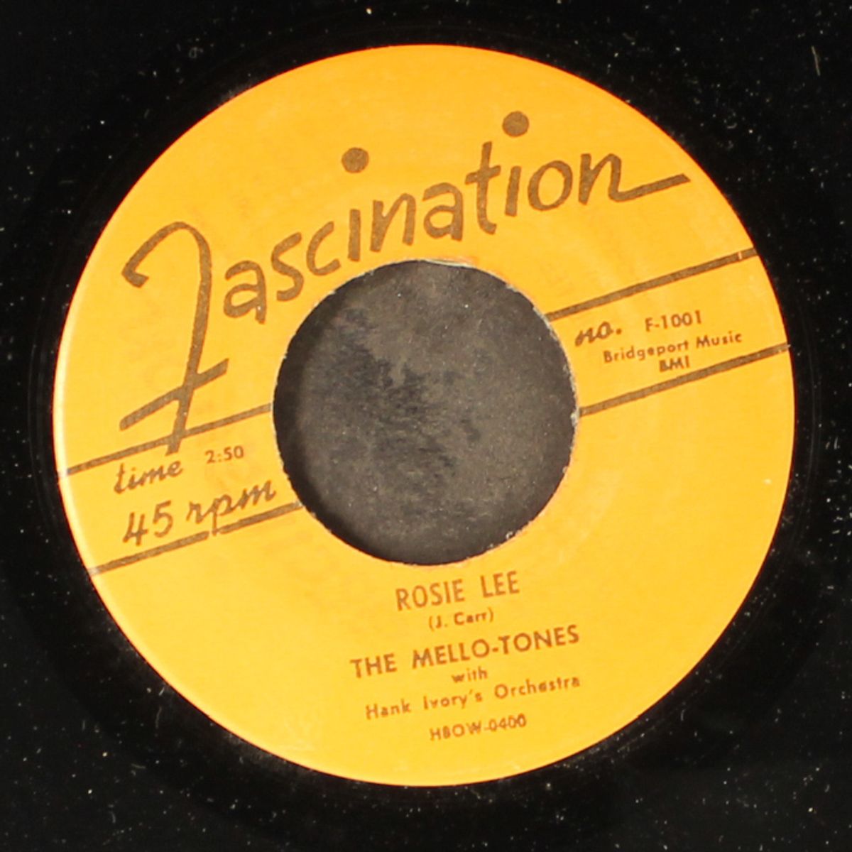rosie lee / i'll never fall in love again by MELLO-TONES