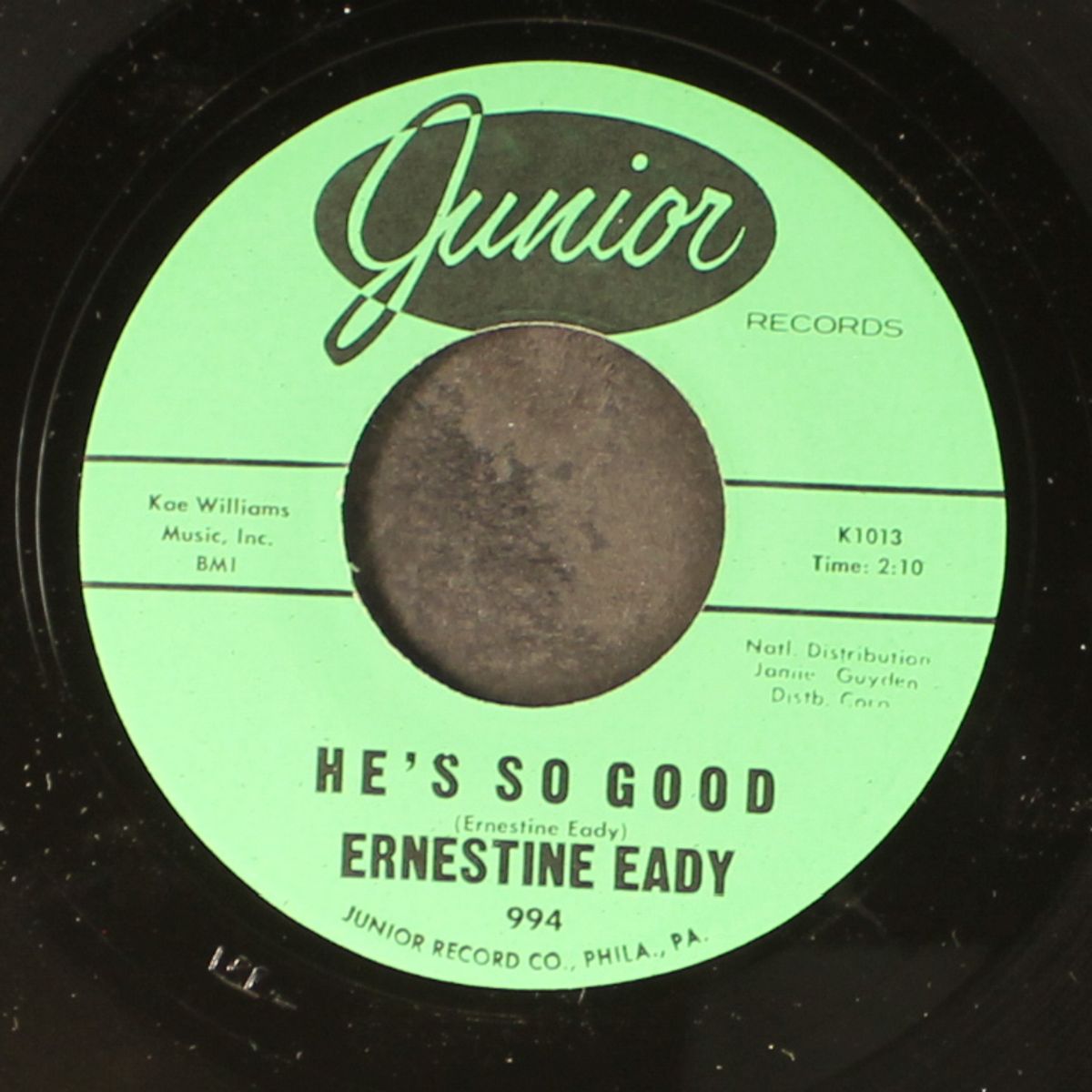 deep down in me / he's so good by ERNESTINE EADY