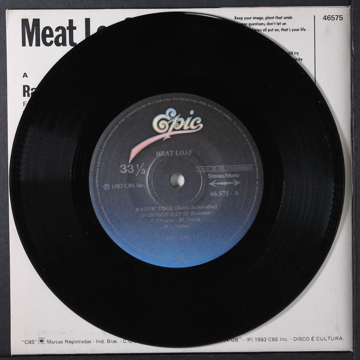razor's edge by MEAT LOAF