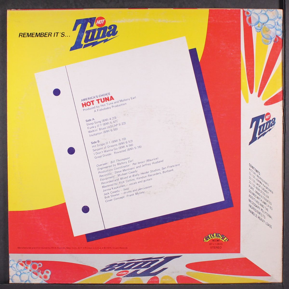 america's choice by HOT TUNA