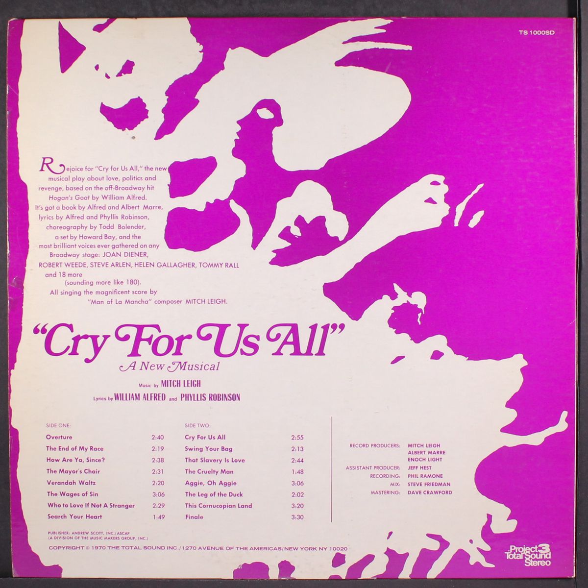 cry for us all by ORIGINAL CAST