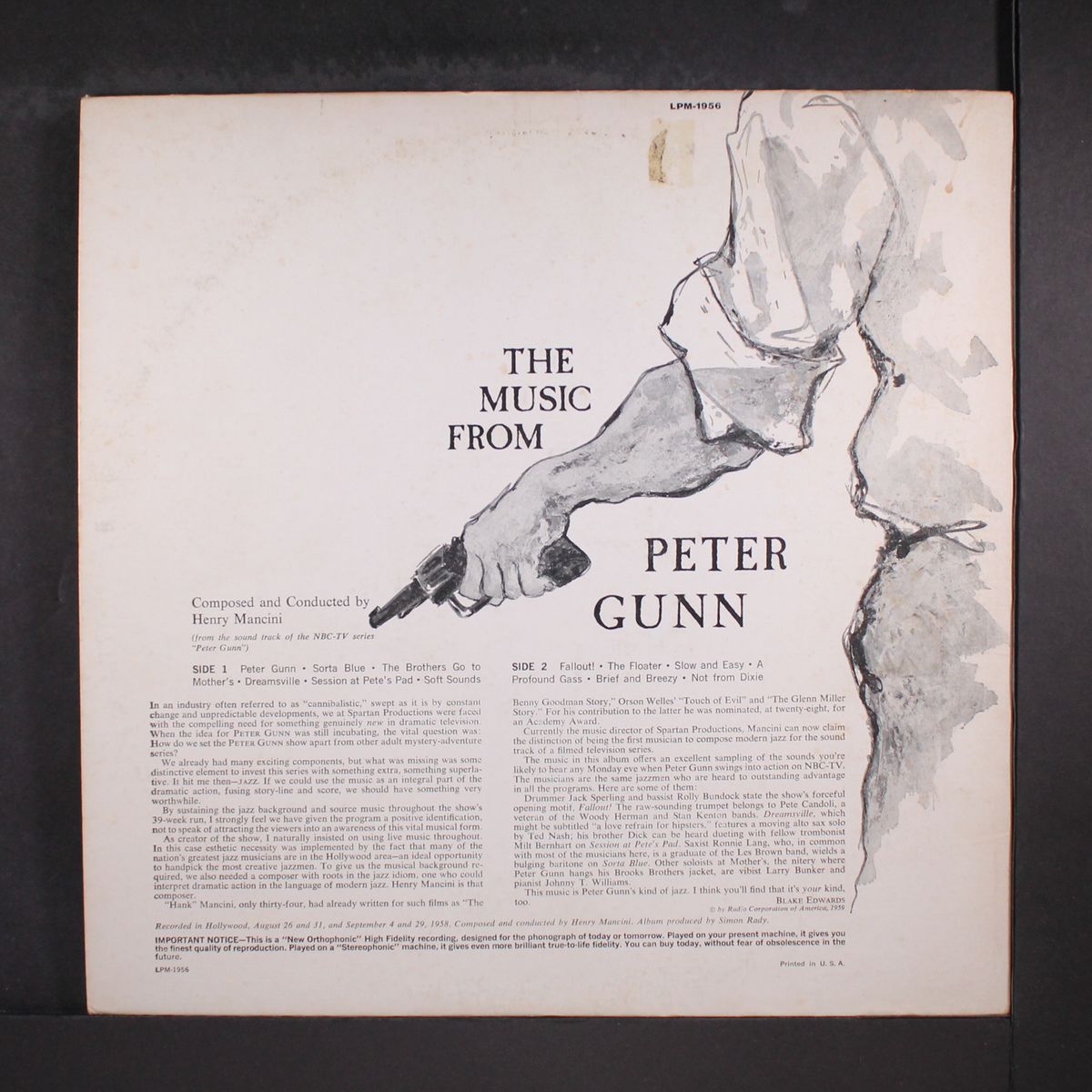 the music from peter gunn by HENRY MANCINI