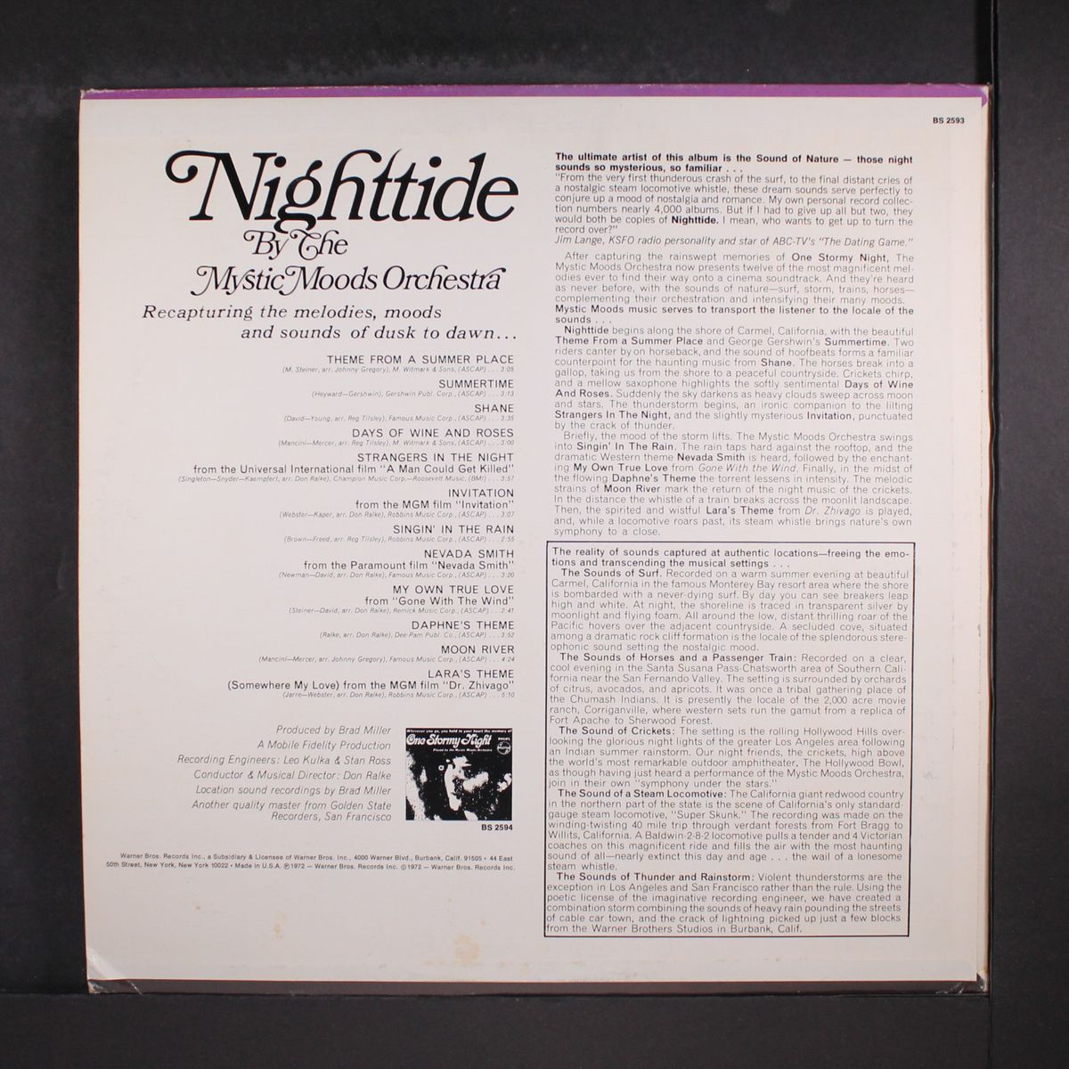 plays nighttide by MYSTIC MOODS ORCHESTRA