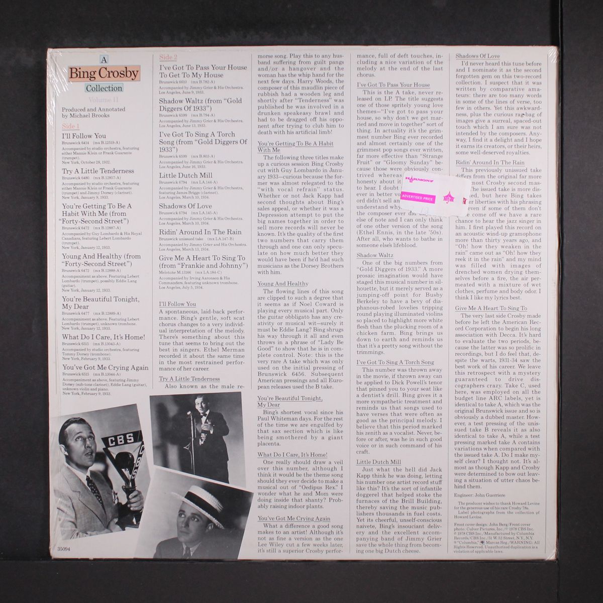 collection, vol. 2 by BING CROSBY