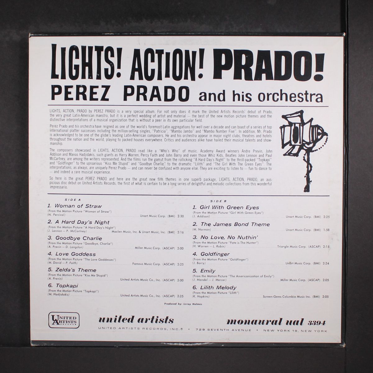 lights! action! prado! by PEREZ PRADO