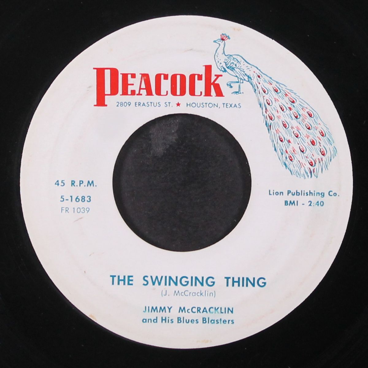 i need your loving / the swinging thing by JIMMY MCCRACKLIN