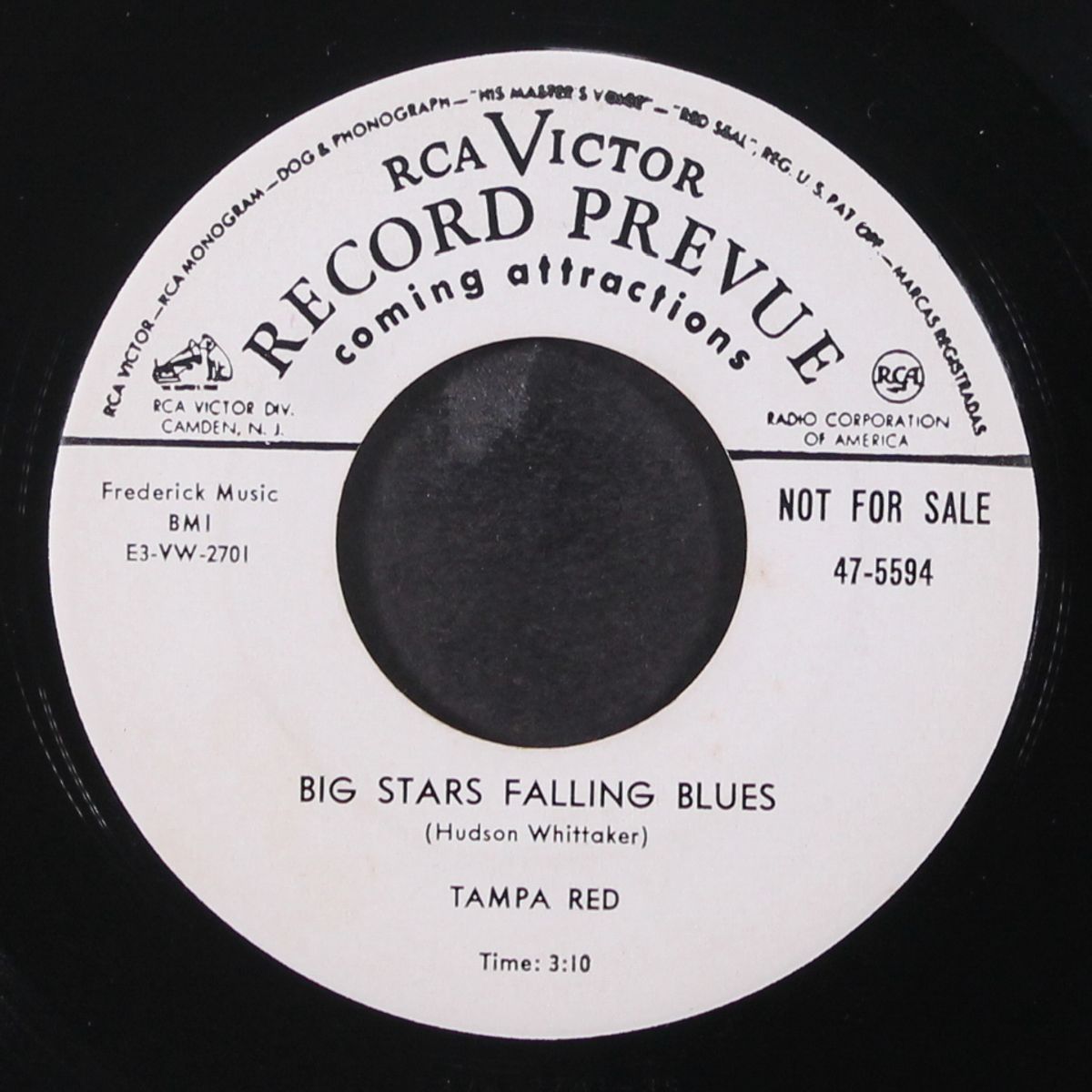 big stars falling blues / if she don't come back by TAMPA RED