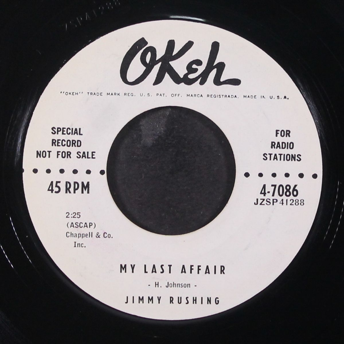 baby, don't tell on me / my last affair by JIMMY RUSHING