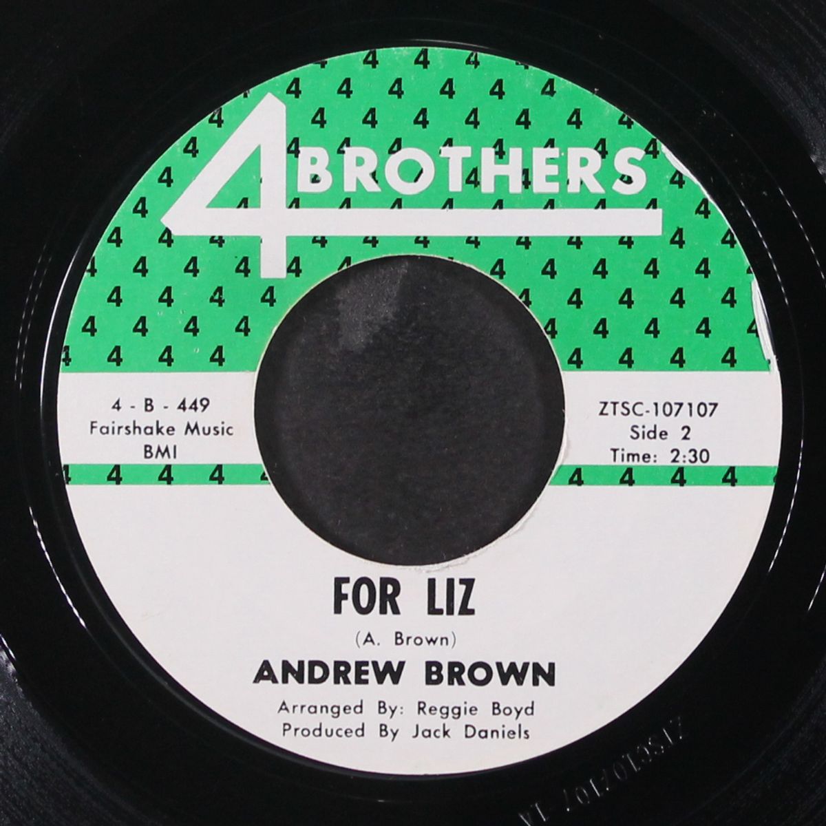 can't let you go / for liz by ANDREW BROWN