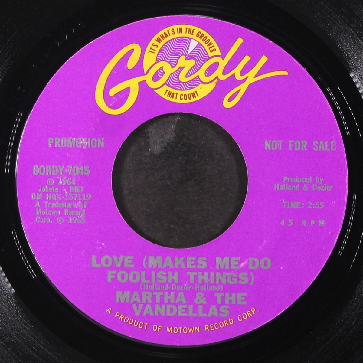 love (makes me do foolish things) / same by MARTHA & VANDELLAS
