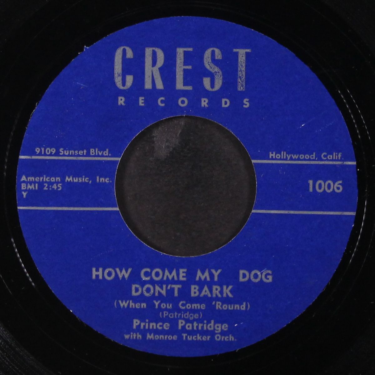 how come my dog don't bark / choosing a career by PRINCE PATRIDGE