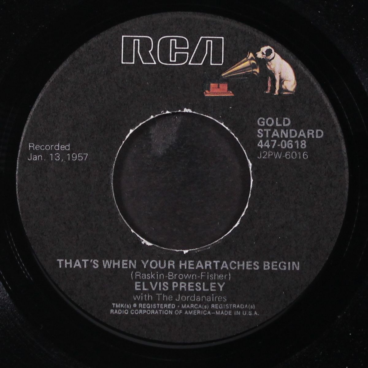all shook up / that's when your heartaches begin by ELVIS PRESLEY