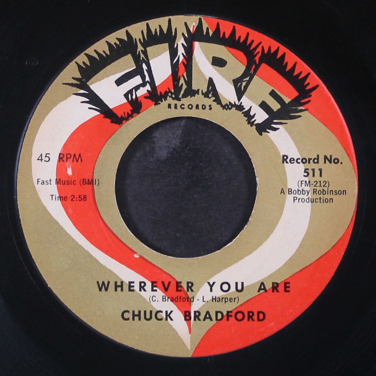 you can't hurt me anymore / wherever you are by CHUCK BRADFORD