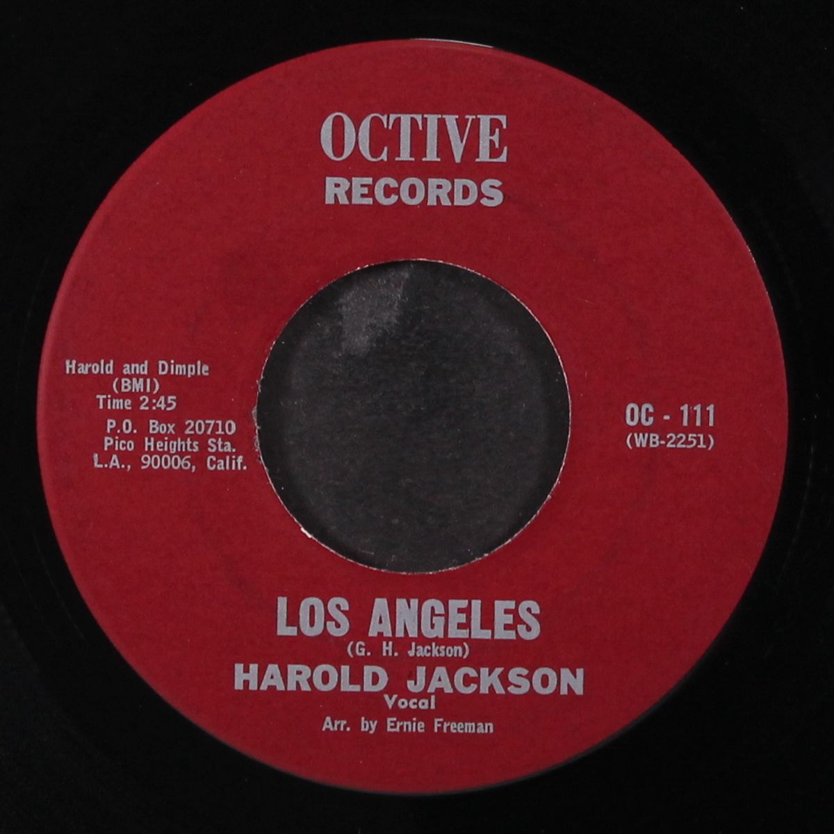 los angeles / instrumental by HAROLD JACKSON