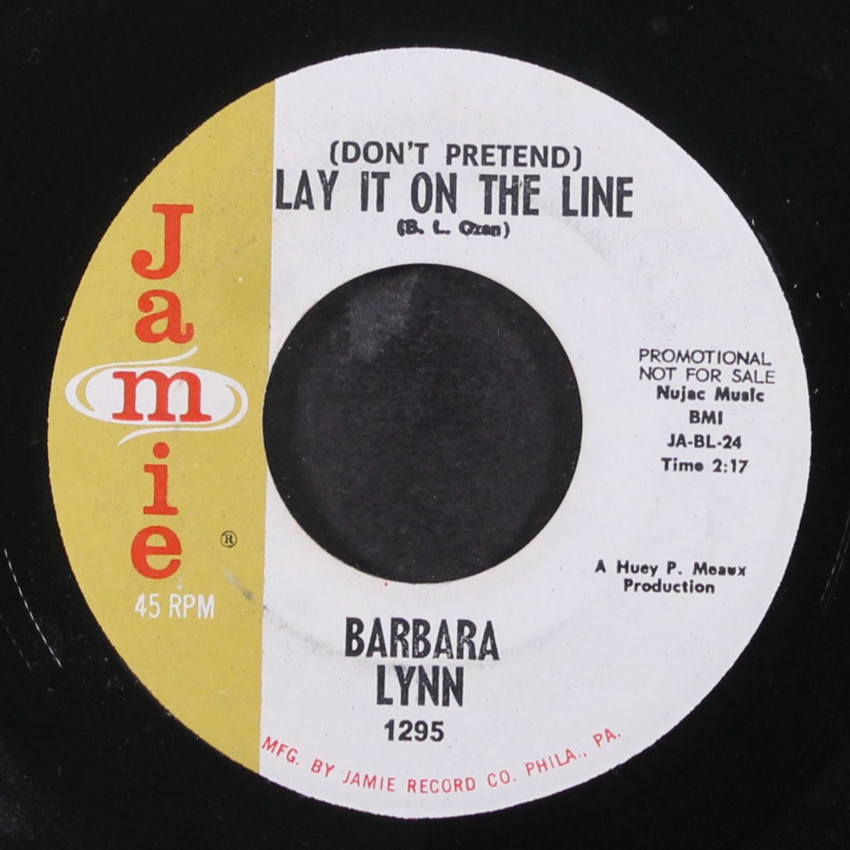 lay it on the line / careless hands by BARBARA LYNN