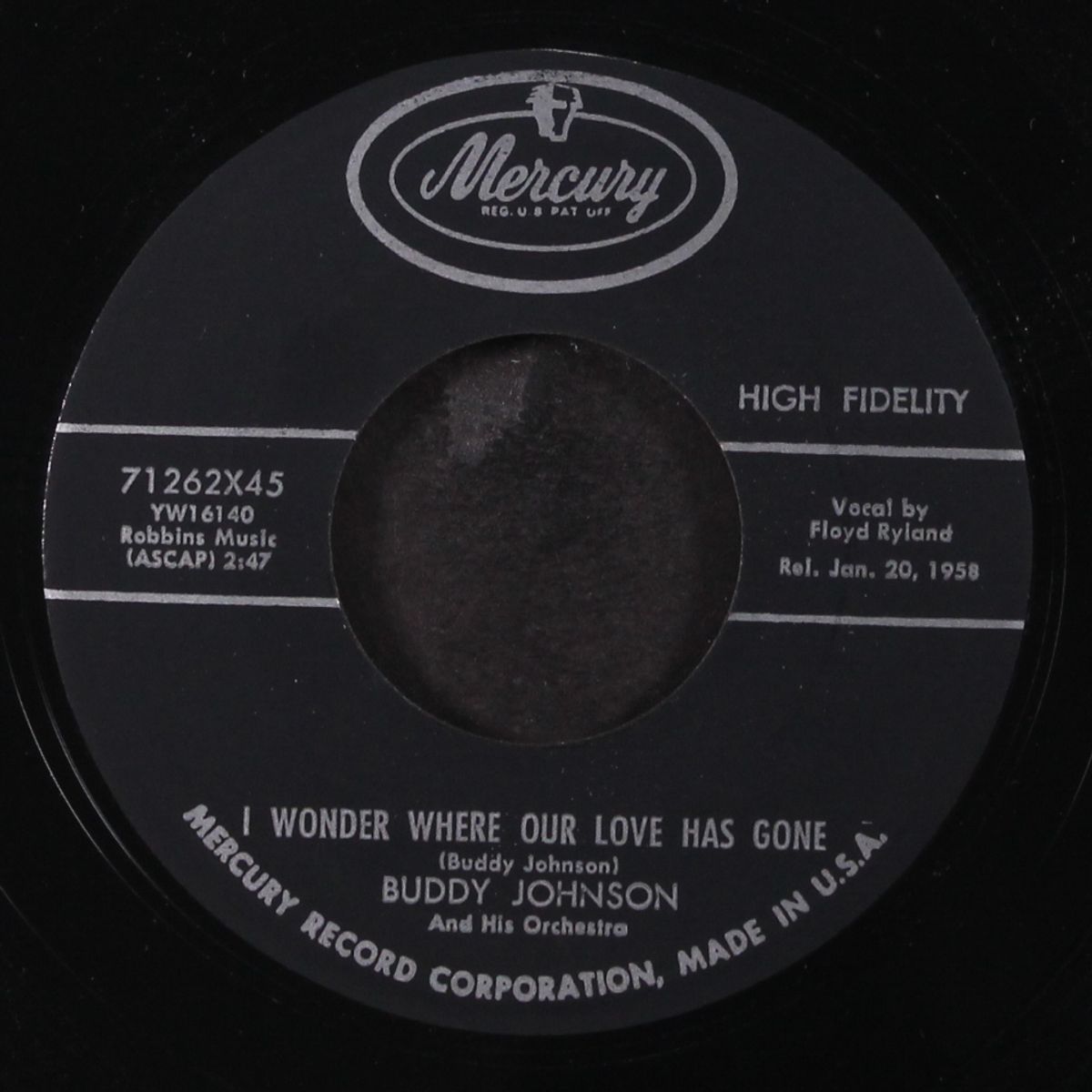 i wonder where our love has gone by BUDDY JOHNSON