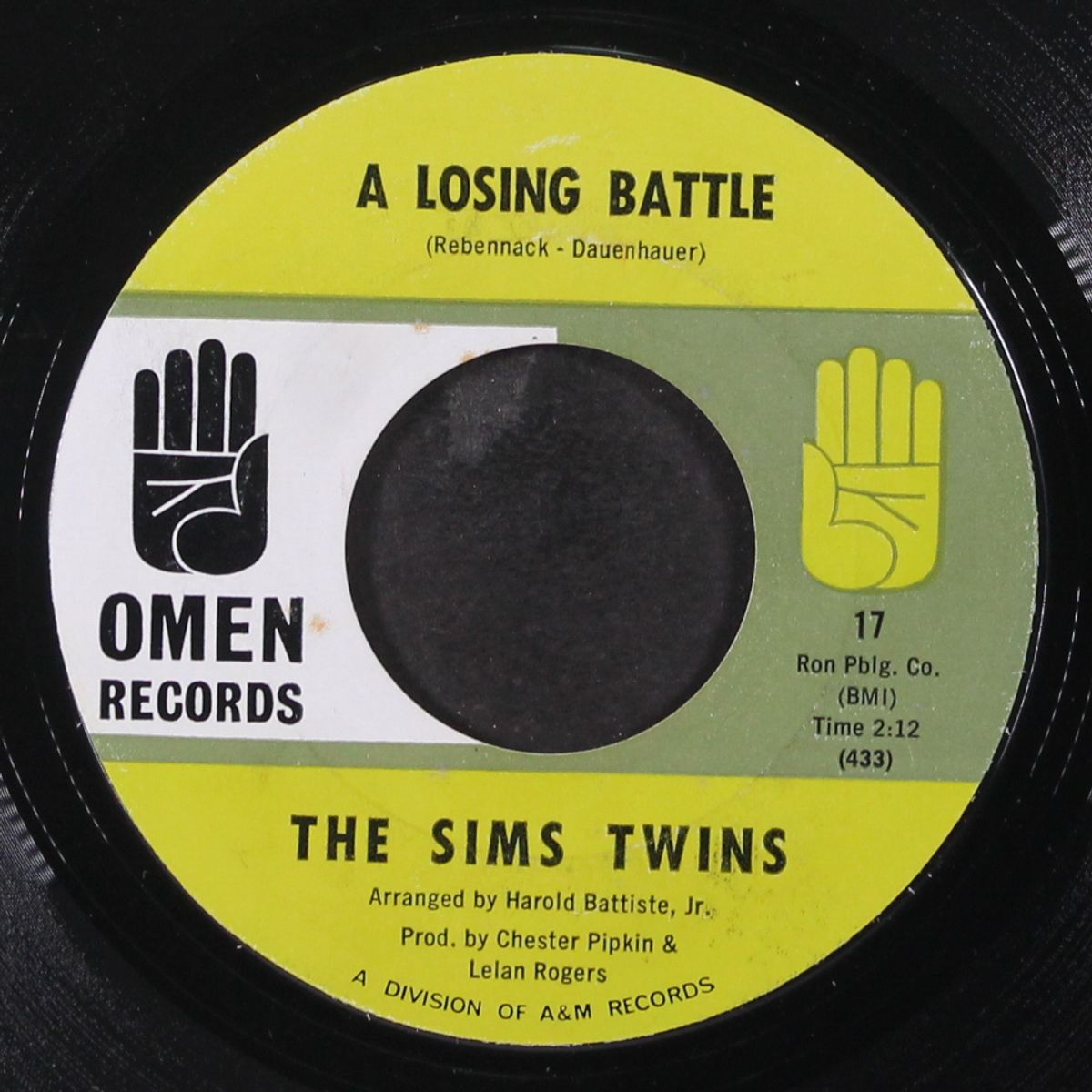 a losing battle / i go-fer you by SIMS TWINS