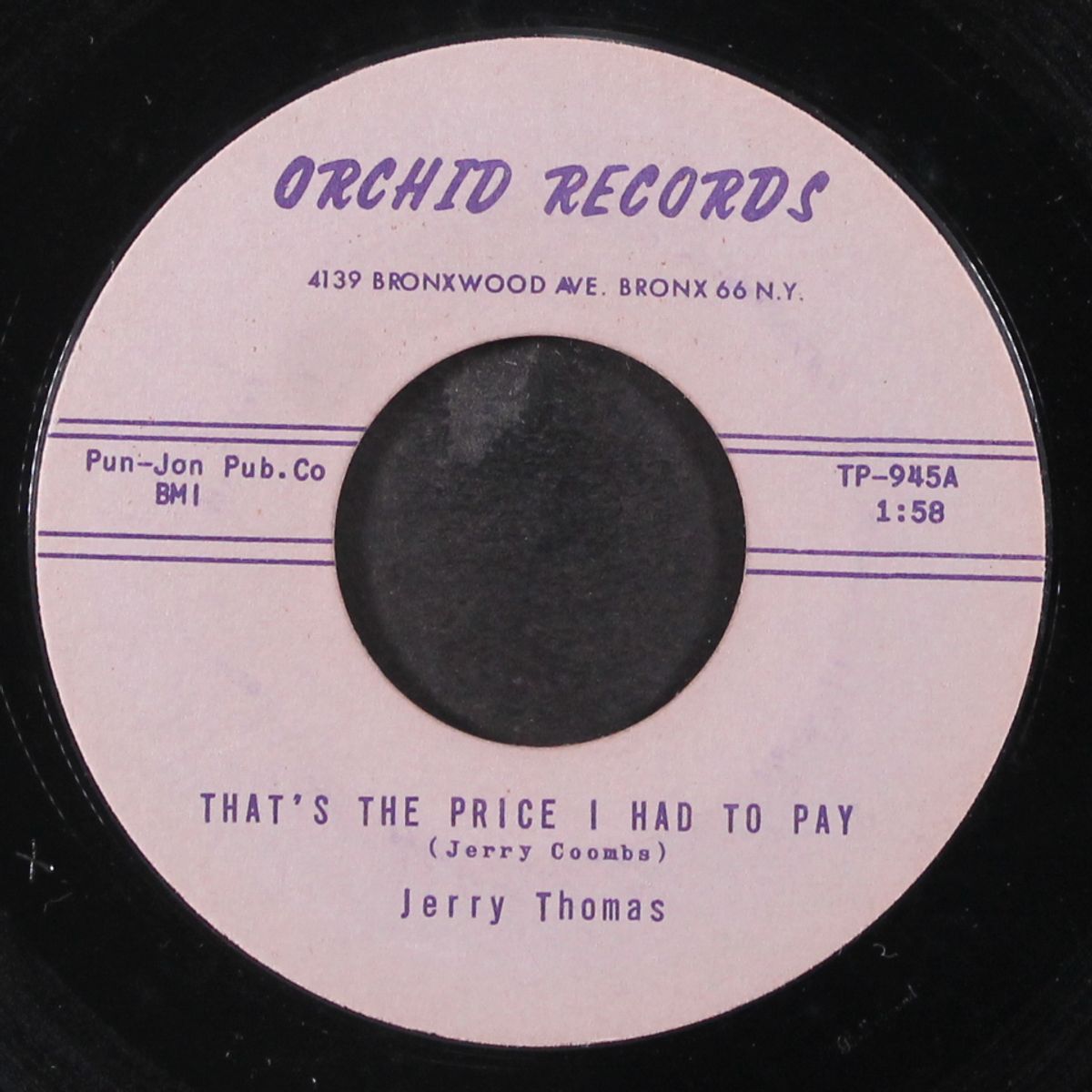 that's the price i had to pay / we won't be sorry by JERRY THOMAS