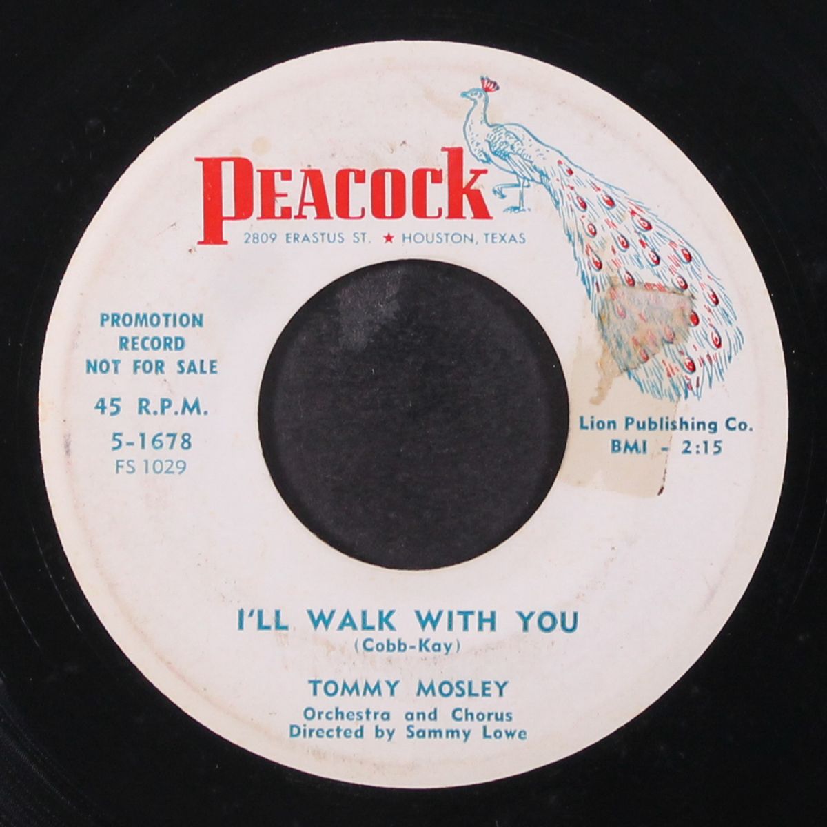 what would you do / i'll walk with you by TOMMY MOSLEY