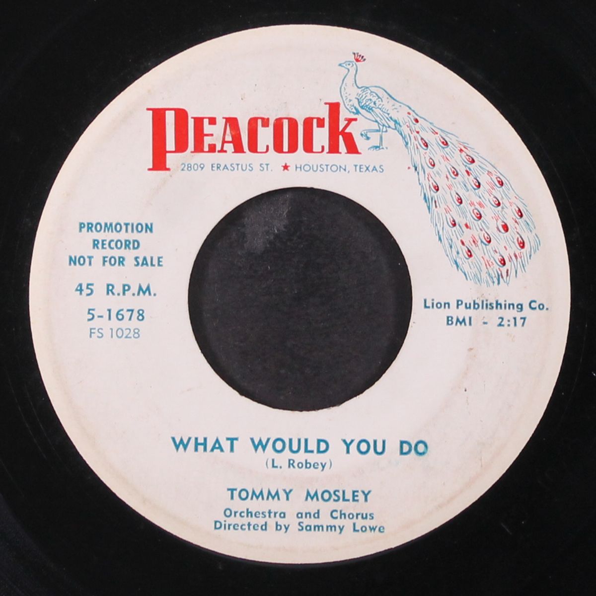 what would you do / i'll walk with you by TOMMY MOSLEY
