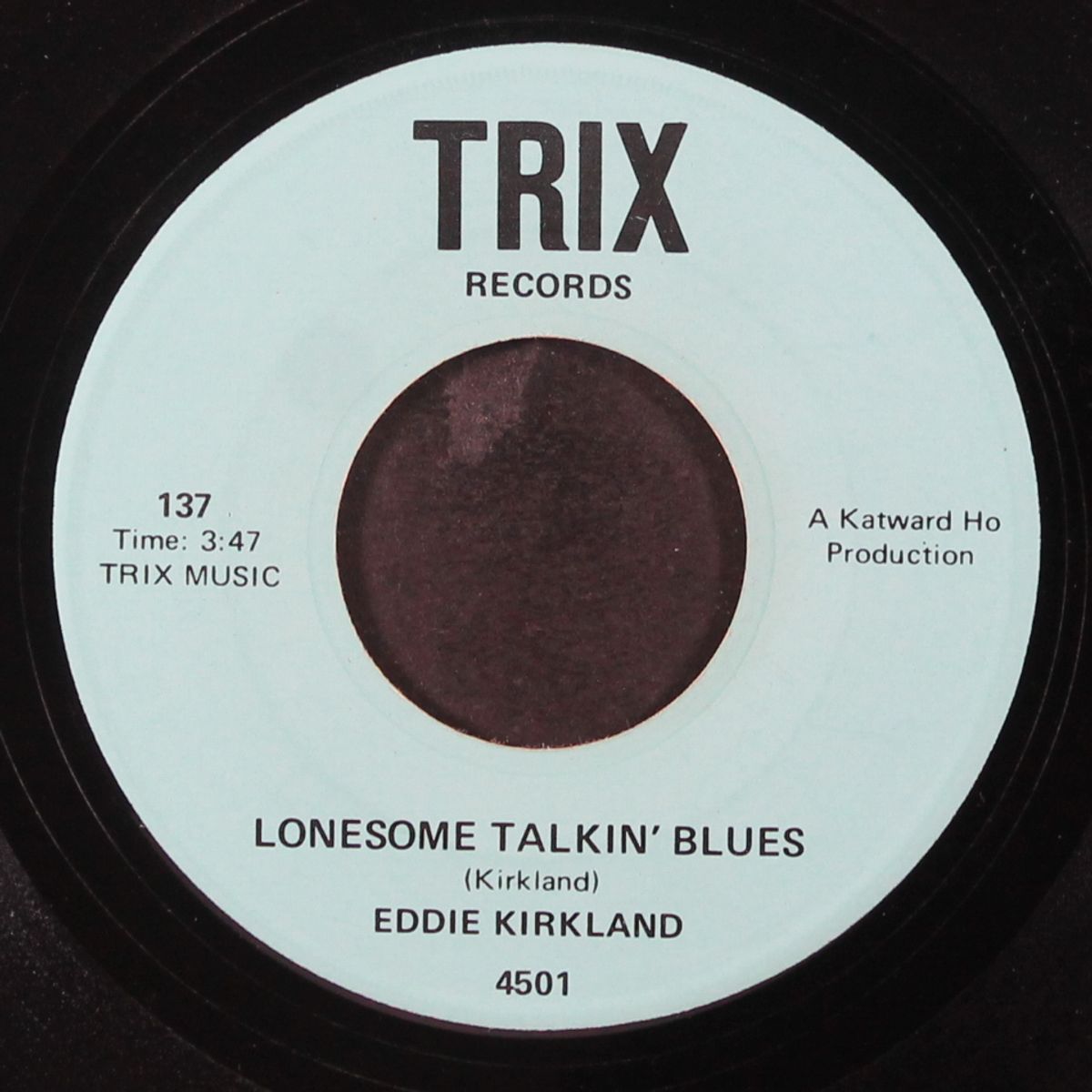 lonesome talkin' blues / eddie's boogie chillun by EDDIE KIRKLAND