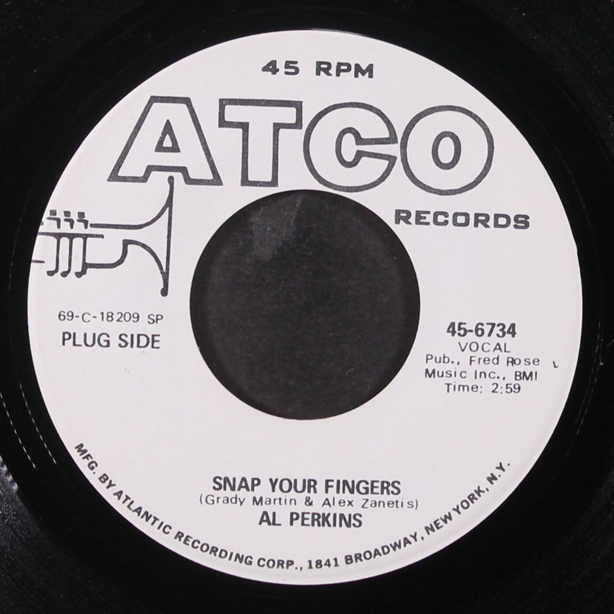 snap your fingers / nothing is impossible by AL PERKINS