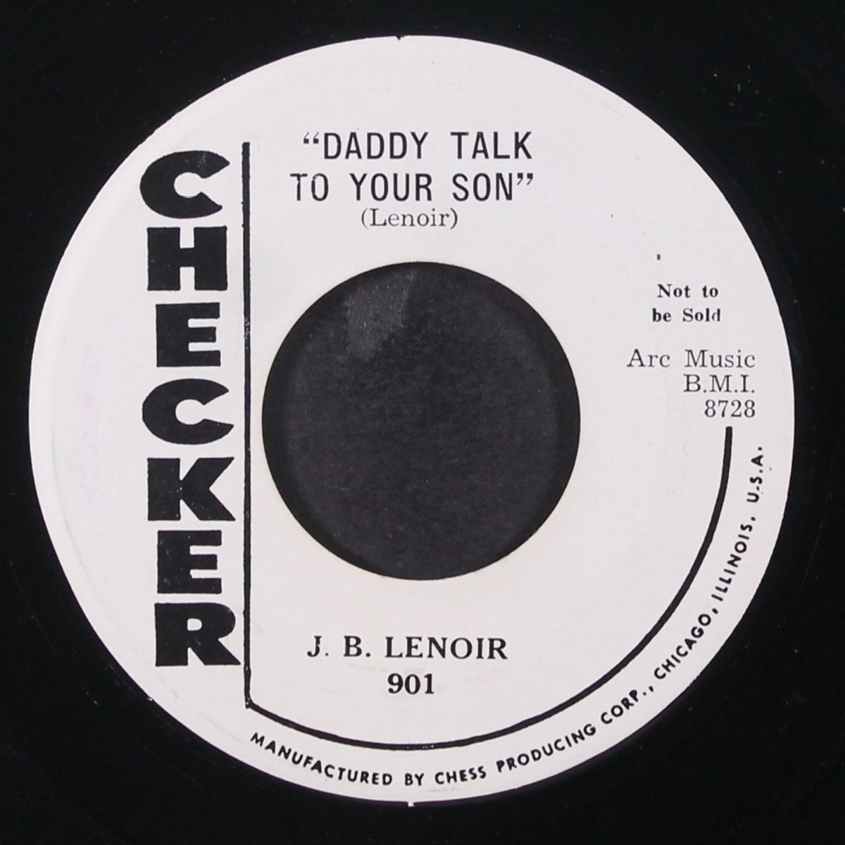 daddy talk to your son / she don't know by J.B. LENOIR