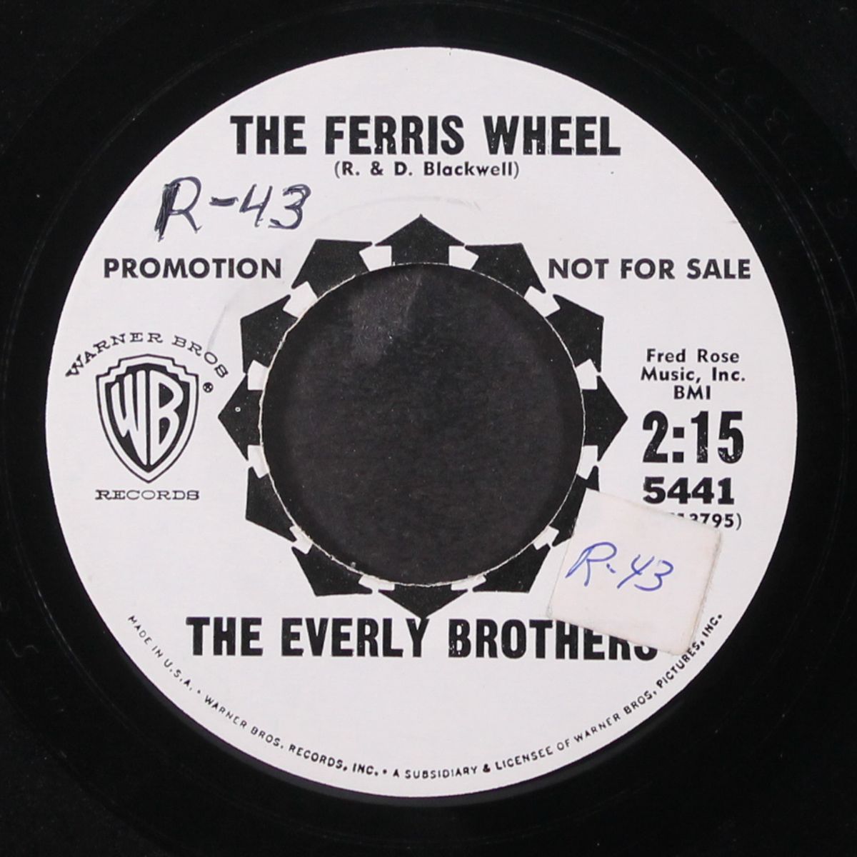 the ferris wheel / don't forget to cry by EVERLY BROTHERS