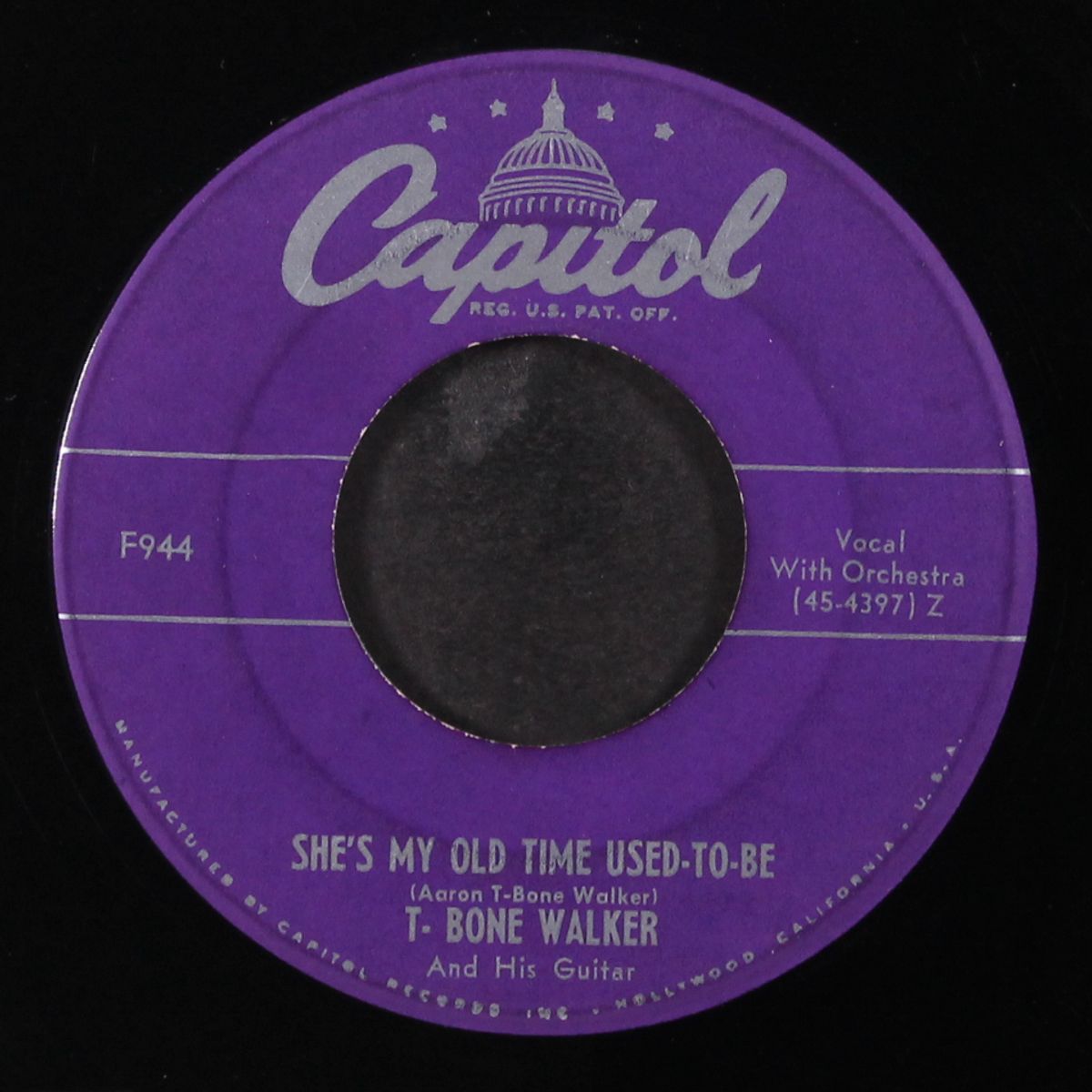 too much trouble blues / she's my old time used-to-be by T-BONE WALKER