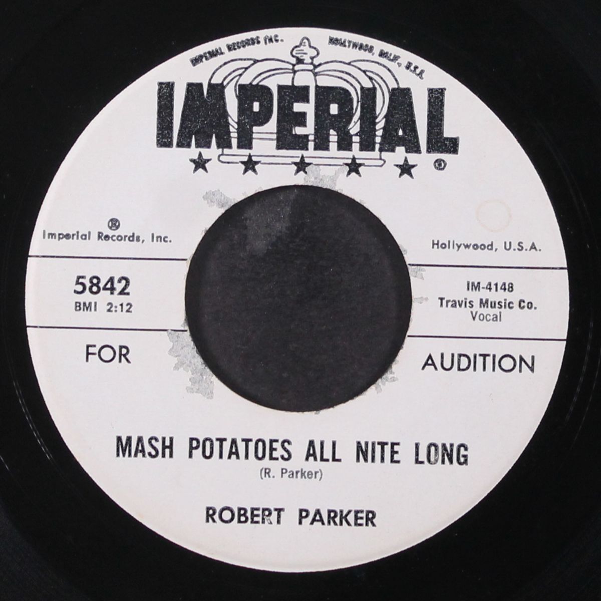 twistin' out in space / mashed potatoes all night long by ROBERT PARKER