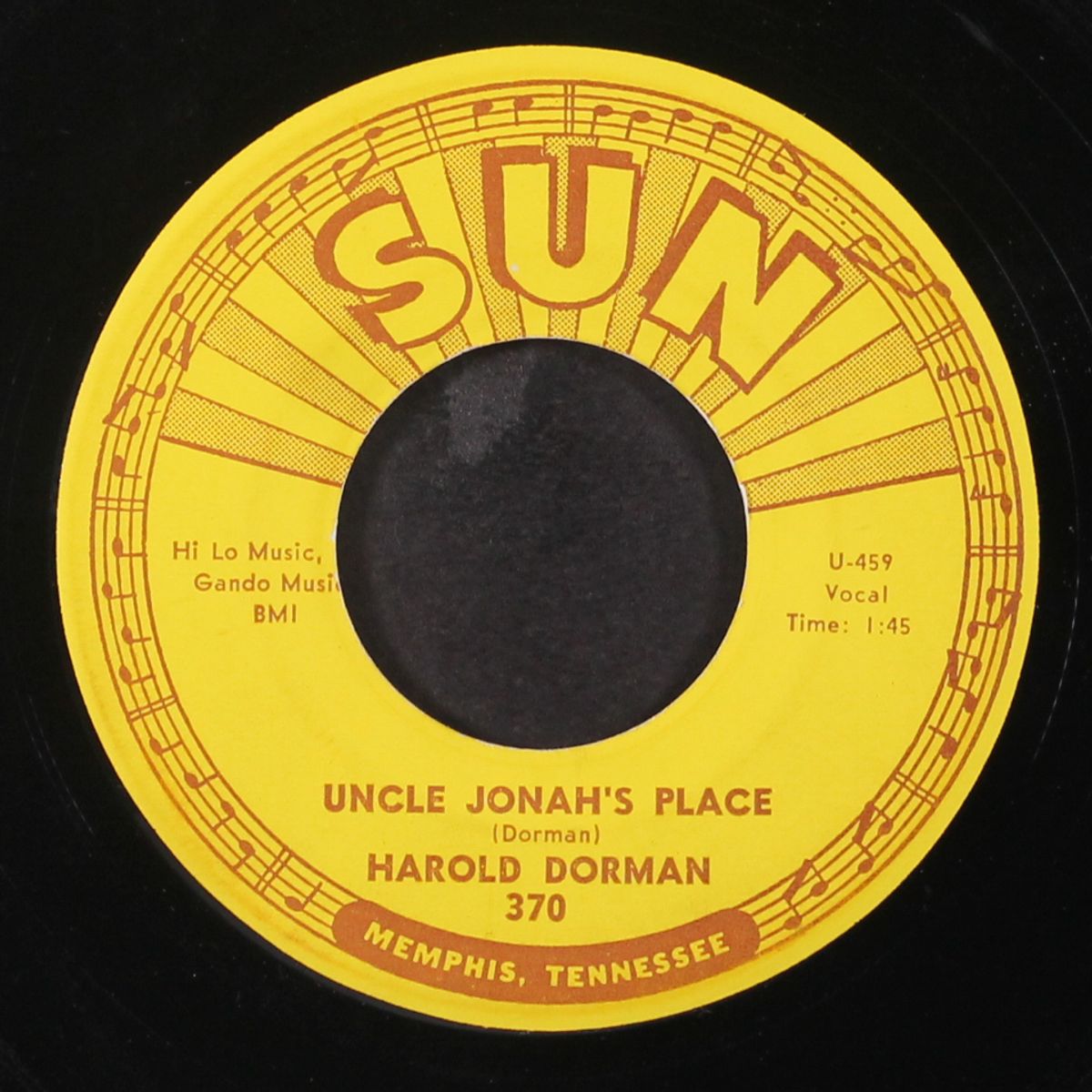 uncle jonah's place / just one step by HAROLD DORMAN