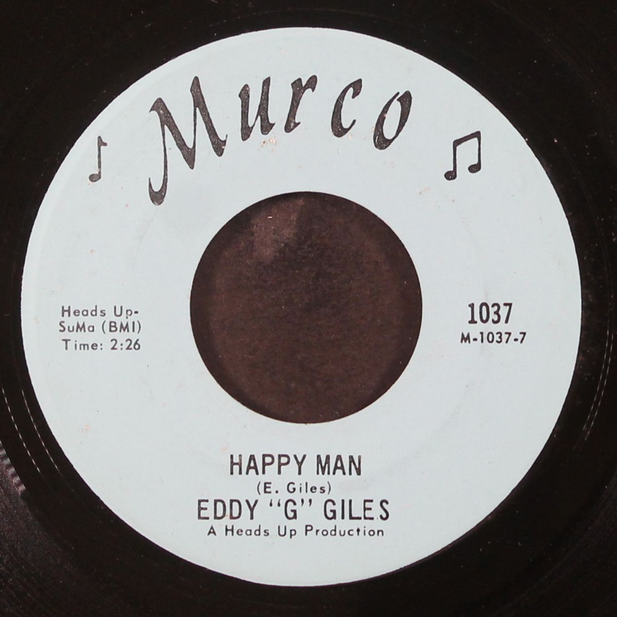 happy man / music by EDDY 'G' GILES