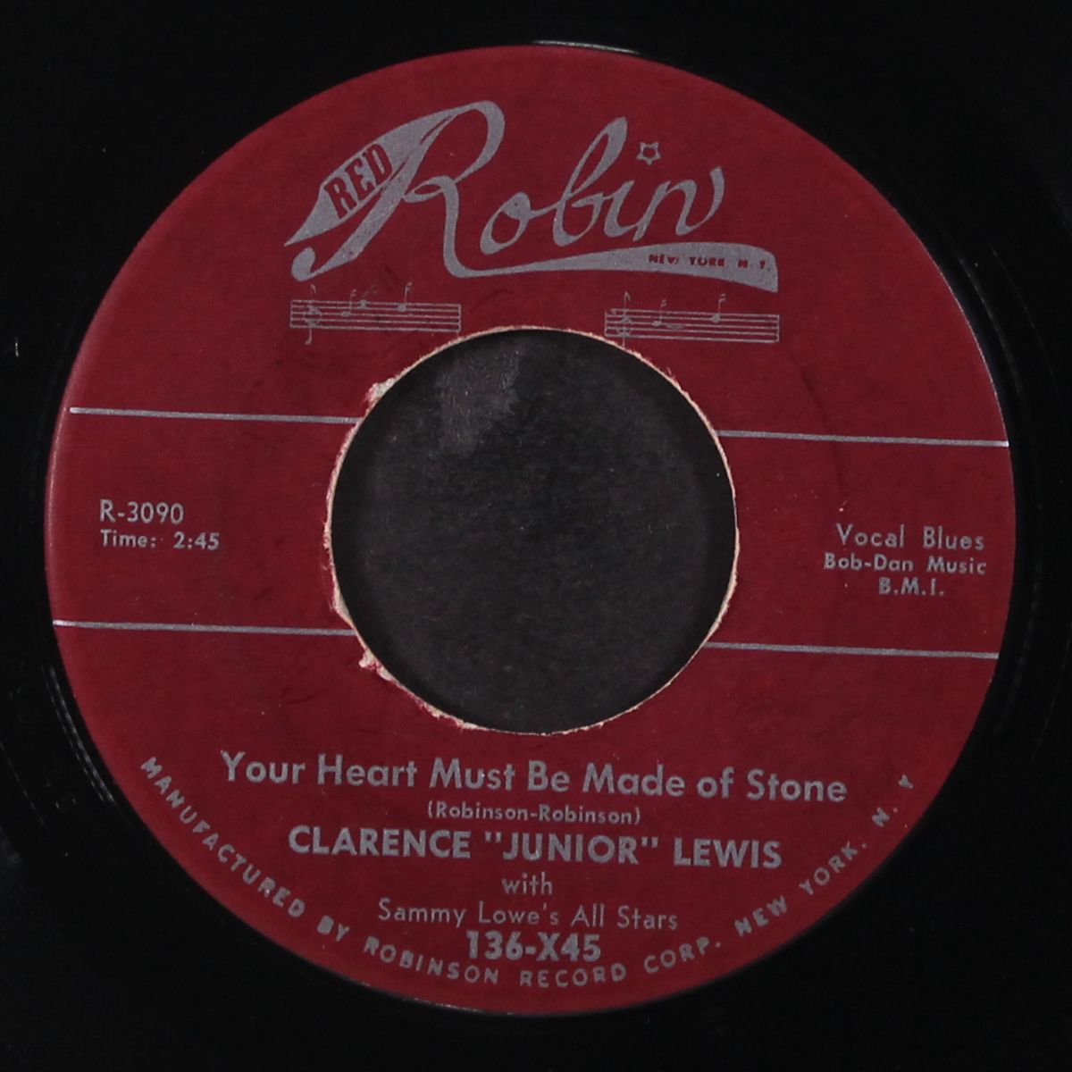 lost everything / your heart must be made of stone by CLARENCE 'JUNIOR' LEWIS