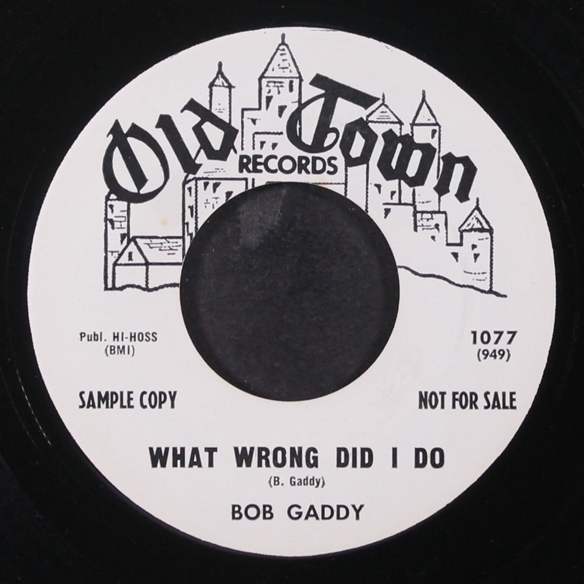 early one morning / what wrong did i do by BOB GADDY